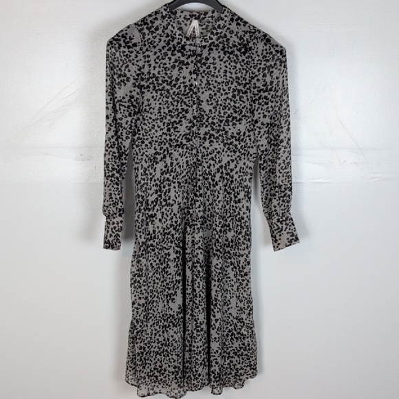 Seraphine Sheer Midi Shirt Dress - Picture 1 of 10